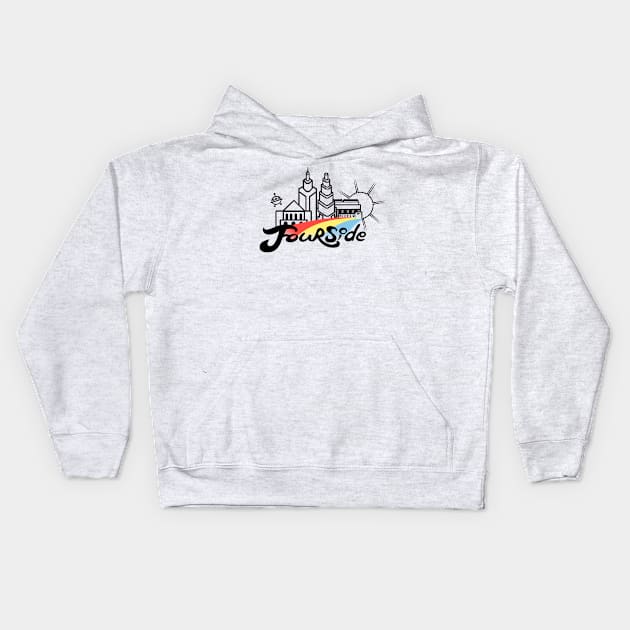 EB-Fourside Pride Kids Hoodie by AnnieMae